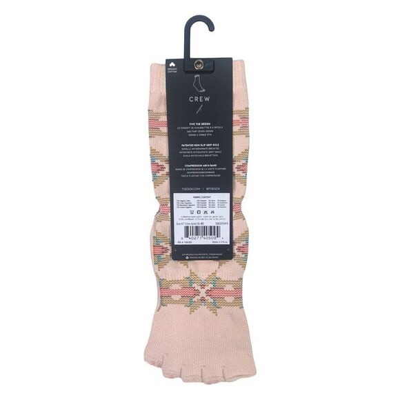 ToeSox Crew Half-Toe Grip Socks - Apres Ski - Size Medium - Picture 5 of 6